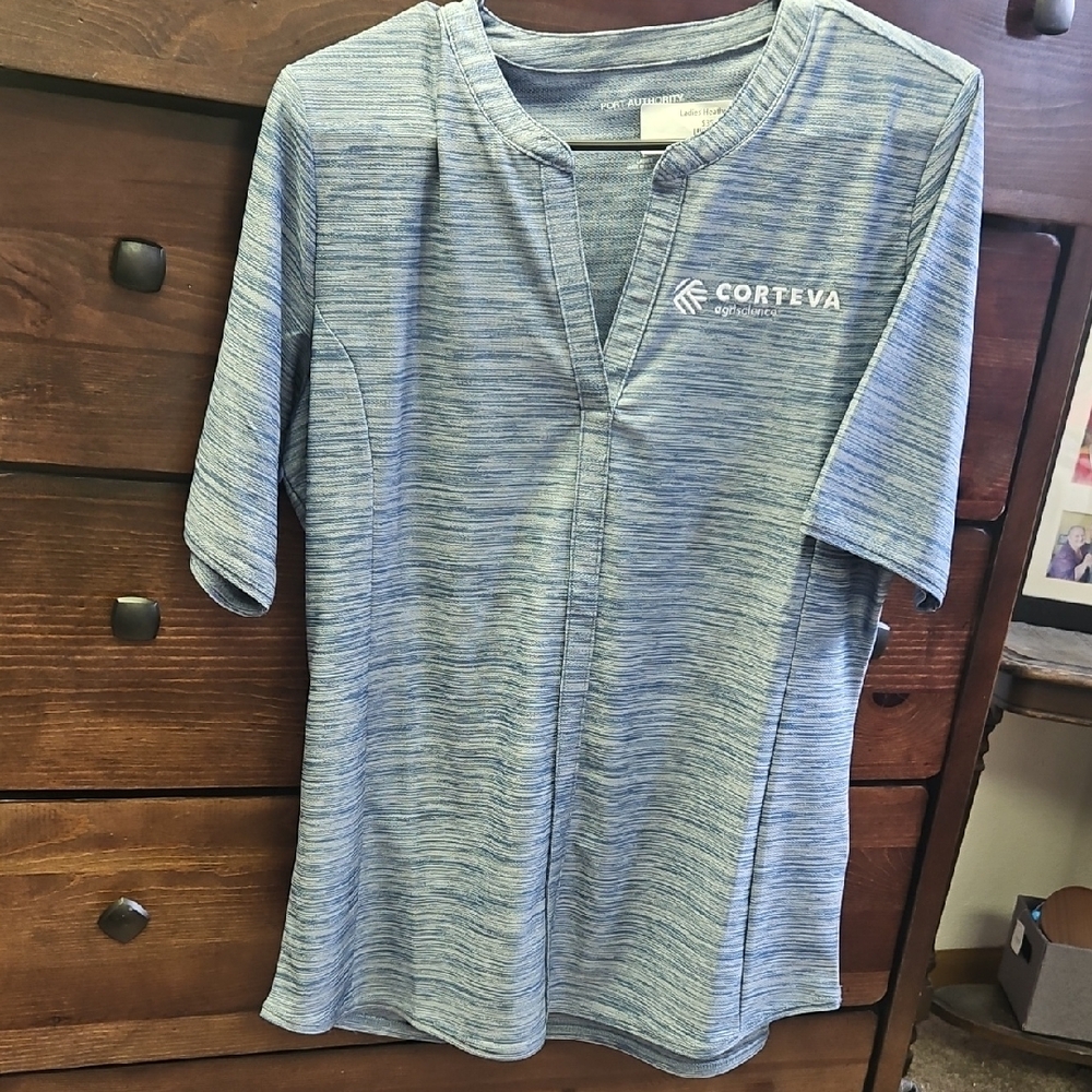 Corteva Blue Short Sleeve Top